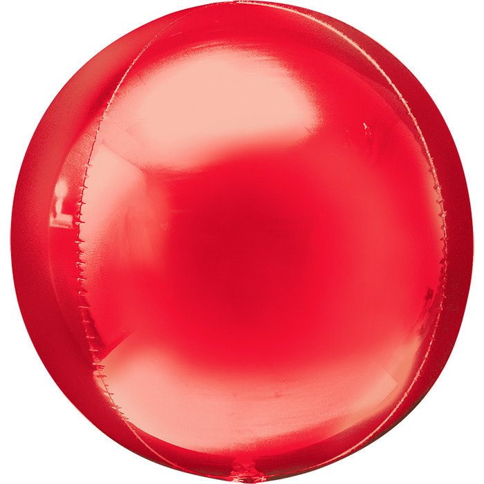 Шар сфера 3D, цвет красный. 41см