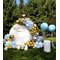 Фотозона с воздушными шарами на праздник.