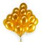 Воздушные шары с гелием, цвет золото, металлик