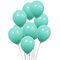 Воздушные шары с гелием, цвет Аквамарин
