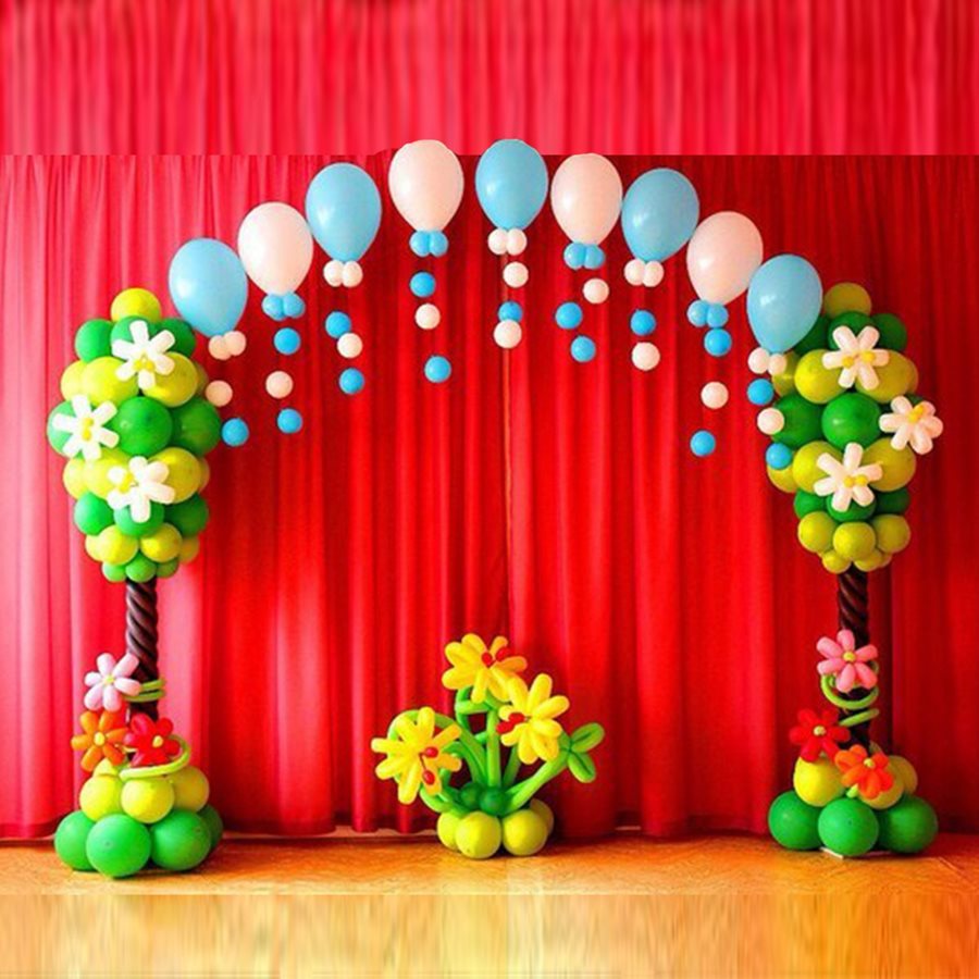 Воздушные шары на выпускной в детском саду.