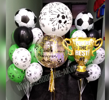 Сет №54 Оформление воздушными шарами "футбол"